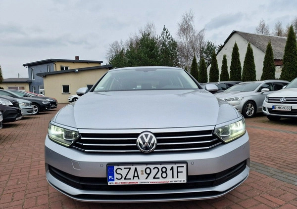 Volkswagen Passat cena 62800 przebieg: 125000, rok produkcji 2018 z Zawiercie małe 596